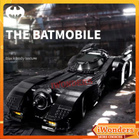 บล็อกอาคารที่มีชื่อเสียงภาพยนตร์ Super Car รุ่น Tumble 1989 Batmobile 76139 อิฐปริศนาประกอบของเล่นสำหรับเด็กเด็กของขวัญ