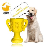 〖Love pets〗   Dog Chew Toy Food Dispenser Clean Teeth Natural Rubber Pet Toy Interactive Dog Puzzle Toys Large Dog Toys Leaky Food Toy