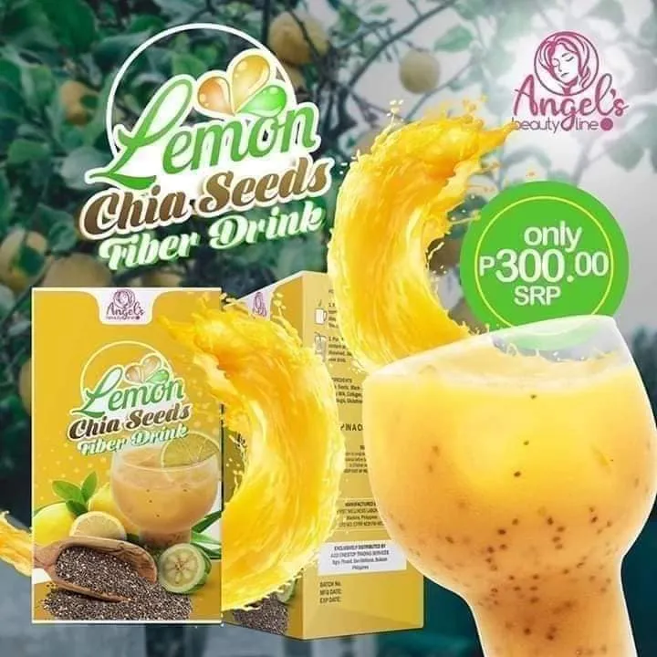 🍋🍋🍋 Lemon Chia Seeds Fiber Drink 🍋🍋🍋 Lazada PH