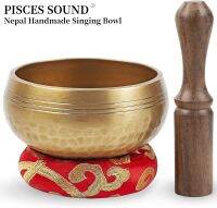 Buddha Brass Spiritual Sound Healing Meditation Tibetan Singing Bowl Chakras Mindfulness Yoga Cuenco Tibetano Musical Instrument