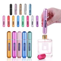 5ml 8ml Perfume Spray Bottle Mini Portable Refillable Metal Empty Atomizer Bottle Container Refill Travel Cosmetic Tool Travel Size Bottles Containers