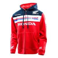 ผู้ชายผู้หญิง Honda HRC Racing Hoodie Full Zipper Pullover Moto GP เสื้อกันหนาวรถจักรยานยนต์ Motorbike Jacket