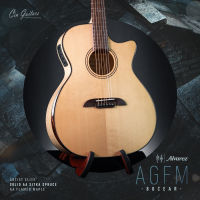 Alvarez AGFM80CEAR กีตาร์โปร่งไฟฟ้ารุ่น Top Solid (AA Sitka Spruce / AA Flamed Maple)