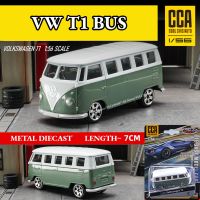 Scale 1/64 Metal Mini Car Model, VW T1 BUS Replica Miniature Art Vehicle Diecast Collection Gift Toy for Kid Boy Friend