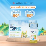 Thùng 48 hộp sữa tươi tiệt trùng TOPKID kem vanilla tự nhiên TH True Milk