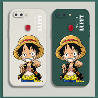 เคส OPPO R15 Pro case เคสซิลิโคนเหลวการ์ตูน Luffy การ์ตูน Luffys กันกระแทก Flocking ฝาครอบโทรศัพท์ป้องกัน