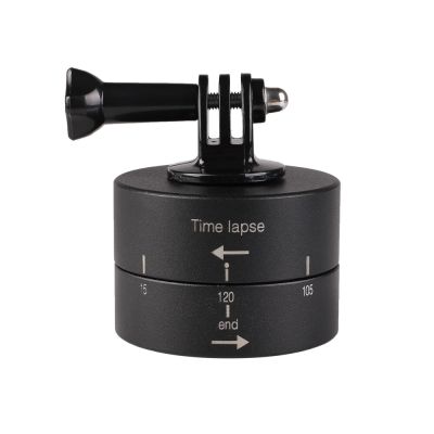 Automatic Go Pro Accessories 120Min Time Lapse Timer Tripod Head Photography Delay Tilt Head For Gopro 11 10 9 8 Yi 4K DJI OSMO