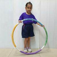 Hula Hoop ฮูลาฮูปเด็ก ฮูล่าฮูปหลากสี ขอบโฟมนิ่ม ข้างในมีน้ำ น้ำหนัก 0.5-0.8 kg สำหรับเด็กอายุ 5-15 ปี