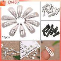 QIAO 10pcs 3 สไตล์ DIY ตุ๊กตากิ๊บติดผม ของขวัญวันเกิดสาว เครื่องประดับ คลิปหัวตุ๊กตา มินิ Matal/พลาสติก Headclip หมวก กิ๊บติดผมเด็ก