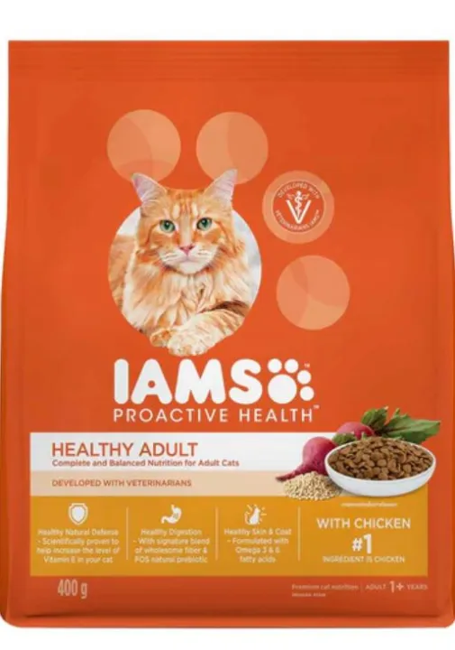 IAMS Adult Chicken Dry Cat Food 400g | Lazada PH