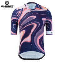 YKYWBIKE Pro ผู้ชายขี่จักรยานเสื้อผ้ากีฬาฤดูร้อนแขนสั้นจักรยานเสื้อทีมการแข่งขัน MBT จักรยานเสื้อผ้าแฟชั่นขี่จักรยานย์