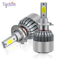 ​2PCS C6 LED Car Headlight H7 LED H4 H1 H11 H27 9006 9005 60W 6000LM 6000K White Auto Headlamp Fog Light Bulb Automotivo 12V