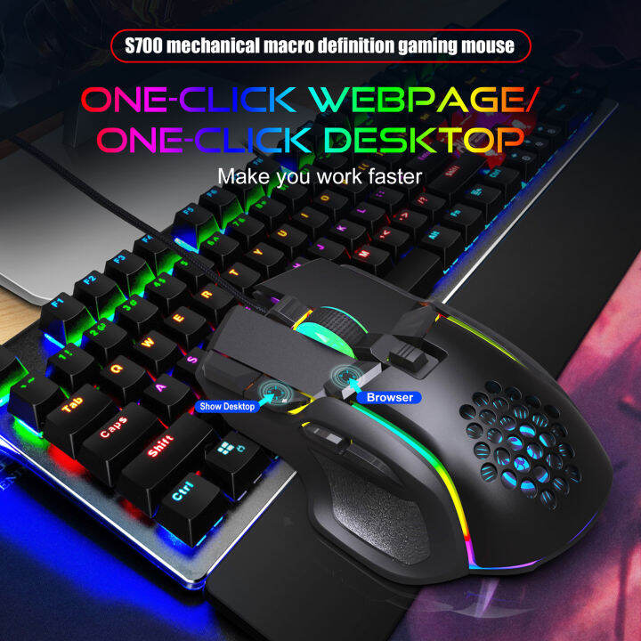 ขนาดใหญ่เมาส์แบบมีสาย-optical-rgb-light-ergonomic-10ปุ่มหกระดับ-dpi-เล่นเกมอุปกรณ์เสริมคอมพิวเตอร์-max-12800dpi-usb-เมาส์สำหรับเล่นเกมสำหรับ-home-professional-gaming-mouse