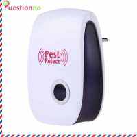 {Questionno} EU Plug Electronic Pest Repeller Ultrasonic Rejector ยากันยุงหนู