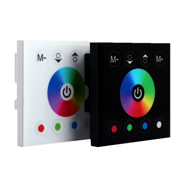 dc12v-24v-rgb-rgbw-wall-mounted-touch-panel-controller-glass-panel-dimmer-switch-controller-for-led-strips-lamp