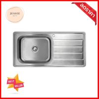 ซิงค์ฝัง 1 หลุม 1 ที่พักขวา TEKA T PLUS สเตนเลสBUILT-IN SINK 1B1RD TEKA T PLUS STAINLESS STEEL **โปรโมชั่นสุดคุ้ม โค้งสุดท้าย**