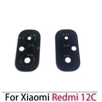 10ชิ้นสำหรับ Xiaomi Redmi 12C ด้านหลังกล้องมองหลังฝากระจกเลนส์พร้อมสติกเกอร์ติดกาวซ่อมชิ้นส่วนอะไหล่ทดแทน