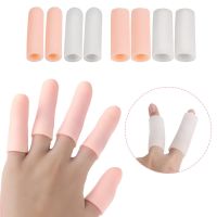 ┋ Silicone Gel Toe Tube Finger Protector Sleeve High Temperature Resistant Hamburger Pizza Food Anti-slip Finger Cover Fingertip