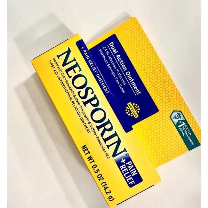 Neosporin Dual Action Pain Relief Protection Ointment 14.2g. Medical supplies and equipment