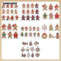 FANGCU272แบบทำมือสำหรับเด็กของขวัญตกแต่งบ้านอุปกรณ์ปาร์ตี้เครื่องประดับตกแต่งต้นคริสต์มาสวันคริสต์มาสจี้รูปมนุษย์ขนมปังขิง