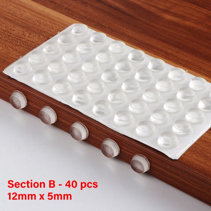 30-50pcs-door-stops-self-adhesive-silicone-rubber-pads-cabinet-bumpers-rubber-damper-buffer-cushion-furniture-hardware-decorative-door-stops
