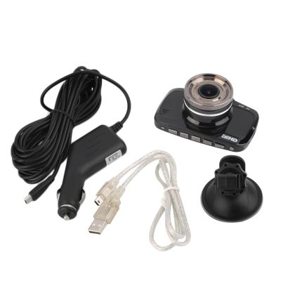 CarCool กล้องติดหน้ารถยนต์หน้าจอ LCD G-Sensor เครื่องบันทึกวิดีโอ DVR สีดำ/ กล้องสีเงิน C5-650