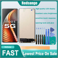 Redsange 6.56นิ้ว TFT สำหรับ Vivo IQOO 5 5G จอแสดงผล LCD แผงหน้าจอสัมผัสประกอบหน้าจอดิจิตอลสำหรับ Vivo IQOO5 V2024A LCD