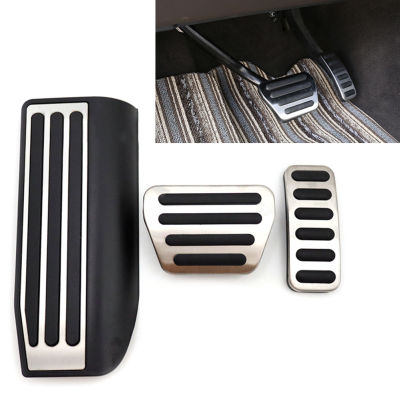 3PCS MT Car Gas Brake Pedals Foot Rest Pad Cover Kit For Land Rover Range Rover Sport 2013- Discovery 5 L462 2017- LHD