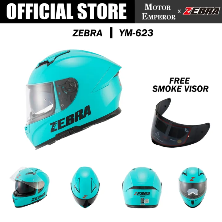 ZEBRA helmet YM623 helmet motorcycle full face dual visor motor helmet