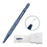 1Pcs Titanium Alloy Handle Double Edge Blade Sapphire Blade Hair Transplant Implant Pen