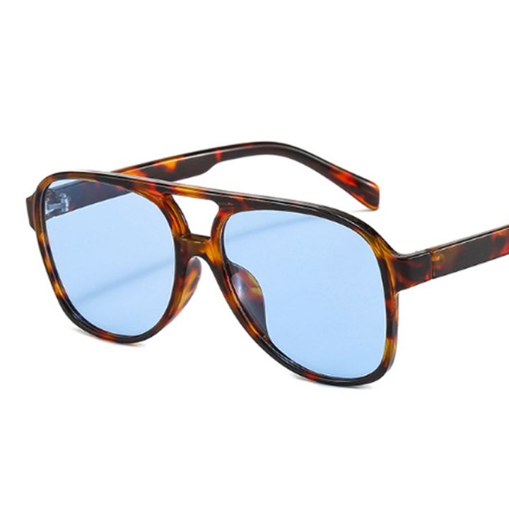 fashion-pilot-oversized-sunglasses-woman-personality-double-bridges-sun-glasses-female-retro-leopard-orange-mirror-eyewear