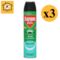 ไบกอน สเปรย์กำจัดยุง มด แมลงสาบ กลิ่นยูคาลิปตัส 600มล.แพค 3 ขวด รหัสสินค้าli0153pf