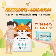 Etsuko pants diapers-anti-overflow diaper-size M - 46 PCs-6 to 11kg