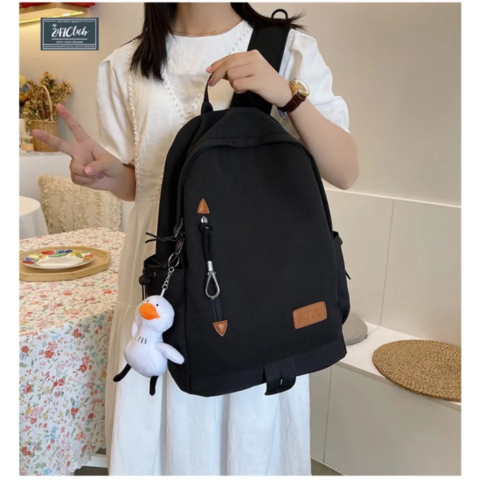 247 Waterproof SCHOOL Backpack Bag supremes Fashion Korean (Large)