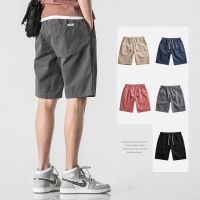 COD SDFERTREWWE Seluar Pendek Lelaki Men Shorts Korean Half Pants with Back Pocket Drawstring Shorts Mens Clothing M-5XL