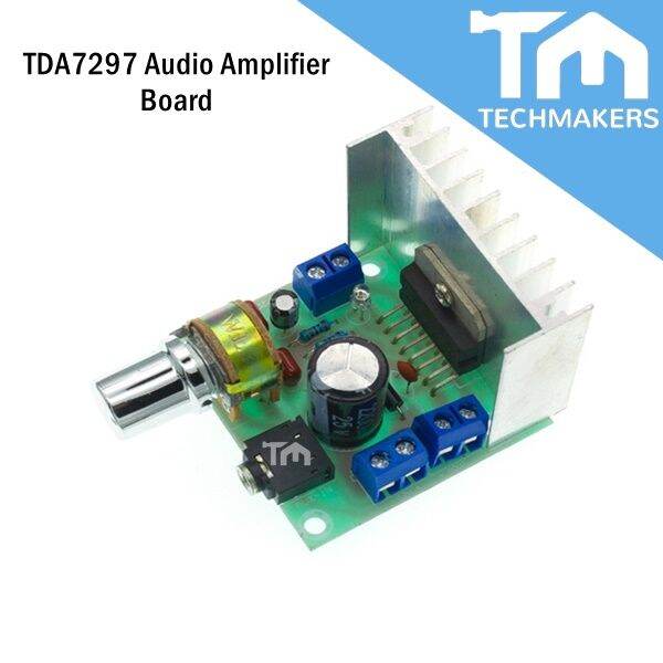 TDA7297 Audio Amplifier Board AC/DC 12V 2x15W Stereo Dual Bridge