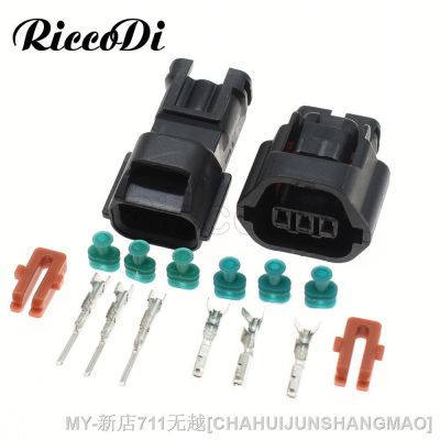 【CW】¤  1-20 Sets 1.2mm 3 Pin Way Speed Wire EVO Mivec Camshaft Sensor Plug 7283-8730-30 MG641234-5