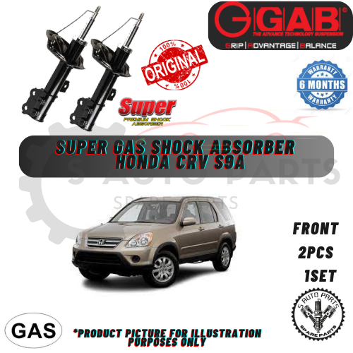 HONDA CRV S9A (FRONT 2PCS) 100 ORIGINAL (GAB) SUPER GAS SHOCK ABSORBER