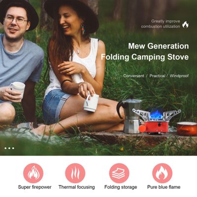 Portable Camping Stoves Backpacking Stove Portable Gas Stove for Outdoor Camping Hiking and Backpacking Trips Picnic