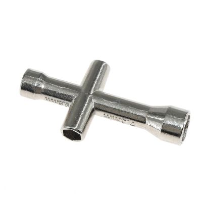 Zinc Alloy M2 M2.5 M3 M4 Screw Nut Hexagonal Cross Wrench Sleeve Maintenance Accessories 4 Size Car Cross Sleeve Wrench