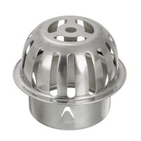 Outdoor Round Durable Stainless Steel Balcony Drainage Cover Rain Pipe Cap Drainage Plumbing Fitting Roof Floor Drain