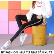 Quần Dài Nữ Thun Ôm Legging Thể Thao - BT Fashion QTT01A-Viền 2S thumbnail