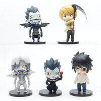 5ชิ้น/เซ็ตอะนิเมะเดธโน้ตตัวเลข G RIM R Eaper Ryuk รูปการกระทำ Yagami แสงรุ่นตุ๊กตาเครื่องประดับของเล่นสำหรับเด็กของขวัญ