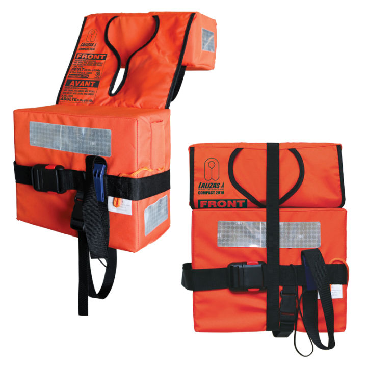 เสื้อชูชีพมาตรฐานโซลาส-รุ่นคอมแพ็ค-lalizas-foam-folding-lifejacket-compact-solas-med-adult