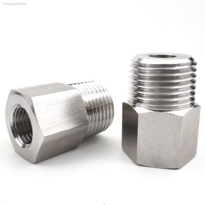 1/8 1/4 BSP Female To Male Thread 304 Stainless Steel Pipe Fitting Adapter Connector