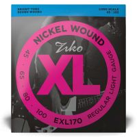 EXL170 สายกีตาร์เบส XL สายเบสนิกเกิล 45-100 ปรับแต่งได้อย่างสมบูรณ์แบบ ให้ความรู้สึกที่สม่ำเสมอ แข็งแรงทนทาน สำหรับกีตาร์เบส 4 สาย-DFDAG STORE