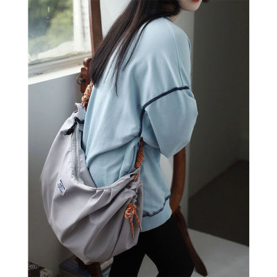 Livebox Dumpling Bag Womens All-Match Crossbody Bag 2022 New Casual Fitness Drawstring Shoulder Bag 2023