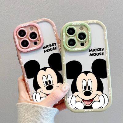 Mickey Mouse Phone Case For iPhone 14 Pro Max 14 Plus 13 Pro Max 12 Pro Max Soft Silicone Phone Back Cover for iPhone 11 Pro Max XR XS Max 7 8 Plus Back Shell