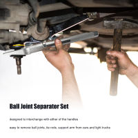 5pcs Ball Joint Separator Set Steel Tie Rod End Remover Pickle Fork Tool Kit with Box for Cars Light Vans