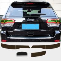 MX 6PCS Rear Tail Light Tint Overlay Vinyl Light Cover Decal for 2014 - 2021 Jeep Grand Cherokee Car Accessories